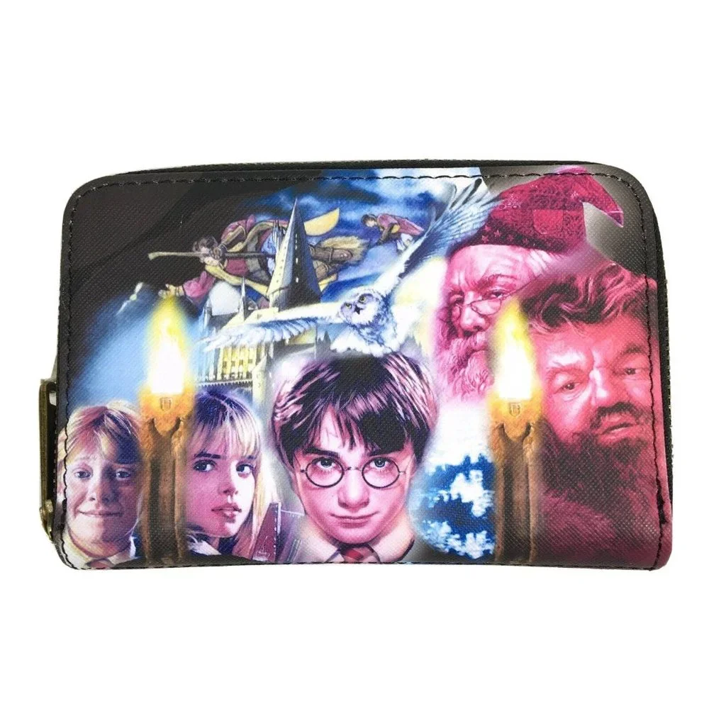 Loungefly Harry Potter Trilogy Sorcerers Stone Zip Around Wallet - Picture 1 of 15